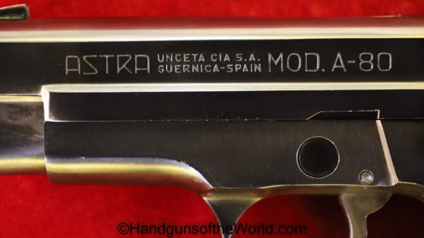 9mm, A-80, A80, Astra, Handgun, Pistol, Spain, Spanish, with Box