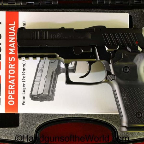 9mm, Arex, boxed, Handgun, LNIB, Pistol, Rex Zero 1s, with Box