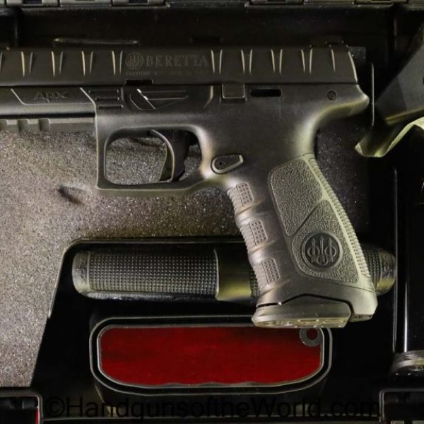 9mm, APX, beretta, Cased, Handgun, LNIB, lnic, Pistol, with case