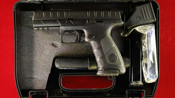 9mm, APX, beretta, Cased, Handgun, LNIB, lnic, Pistol, with case