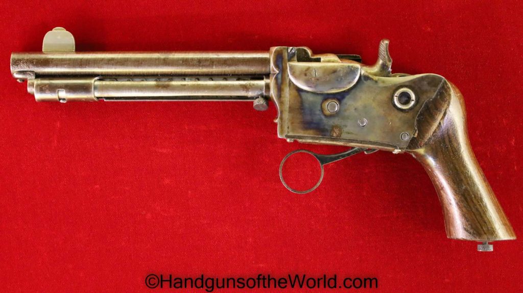 Berger Repeating Pistol, 1st Model, 7mm Handguns of the World