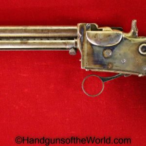 1st model, 7mm, Antique, berger, first model, France, French, Handgun, repeating pistol