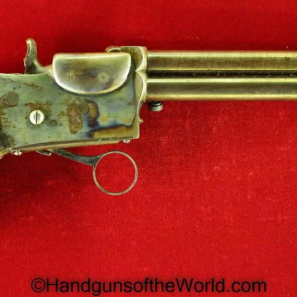 1st model, 7mm, Antique, berger, first model, France, French, Handgun, repeating pistol