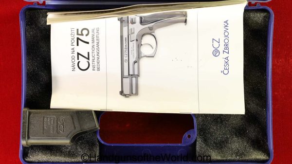 75, 9mm, Cased, CZ-75, Handgun, P-01, P01, Pistol, with case