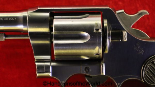 Colt, Revolver, Handgun, C&R, New Service, .45, 7 1/2" Barrel, Superb, USA, America, American