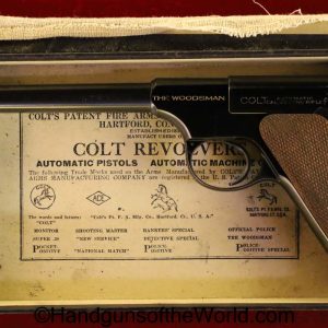 .22lr, 1941, 1st Issue, America, American, boxed, C&R, Colt, First Issue, Handgun, Pistol, usa, with Box, Woodsman