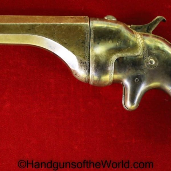 .44, Antique, bulldog, connecticut arms, factory engraved, hammond, Handgun, Single shot