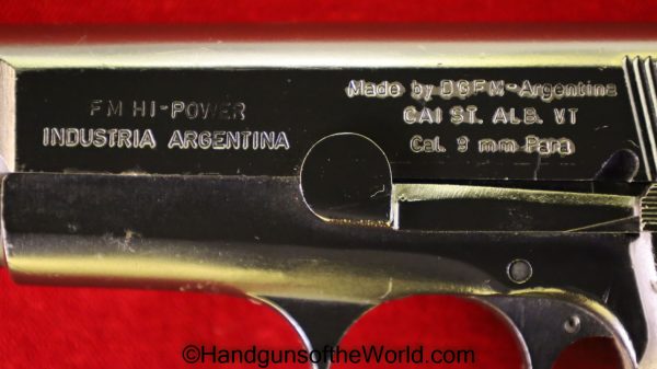 DGFM, FM, High Power, Clone, 9mm, Argentina, Argentine, Handgun, Pistol, with Box, Boxed