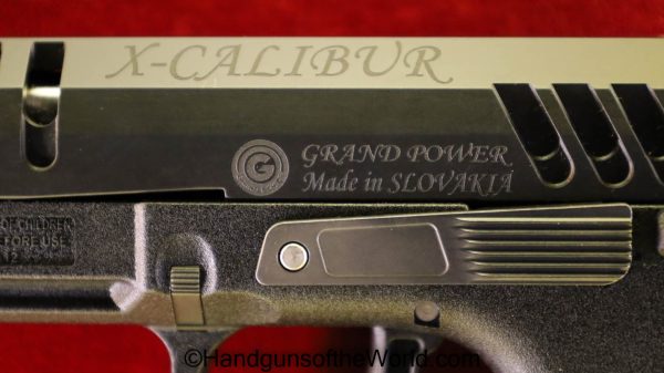9mm, boxed, Grand Power, Handgun, LNIB, Pistol, with Box, X-Calibur