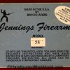 Jennings Bryco 58, 9mm-Like New in Box - Image 8