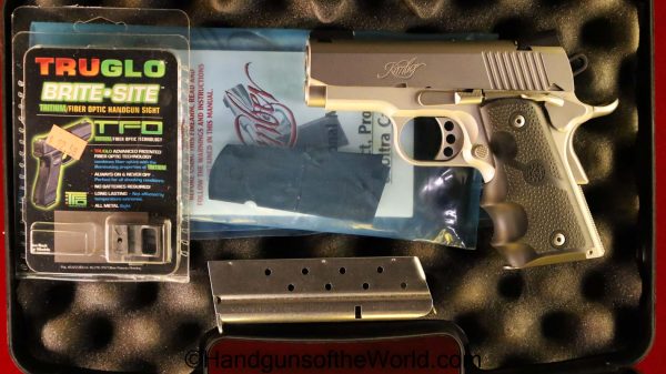 9mm, America, American, Cased, Handgun, Kimber, Pistol, stainless, Ultra Carry 2, Ultra Carry II, usa, with case