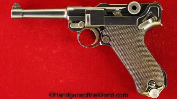 9mm, blank toggle, C&R, German, Germany, Handgun, Luger, P08, Pistol, Police, Sneak
