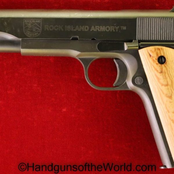 1911, 1911A1, 9mm, Cased, Handgun, m1911-a1fs, Pistol, rock island armory, with case
