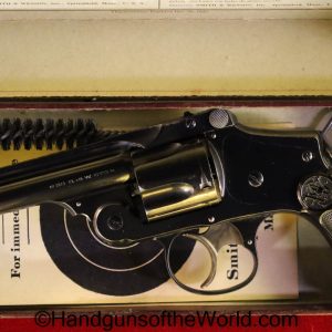 5th model, America, American, boxed, C&R, fifth model, Handgun, Revolver, S&W, safety hammerless, Smith & Wesson, Smith and Wesson, usa, with Box