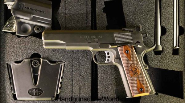 1911, 1911A1, 9mm, Handgun, Like New, like new in case, LNIB, national match, Pistol, springfield armory
