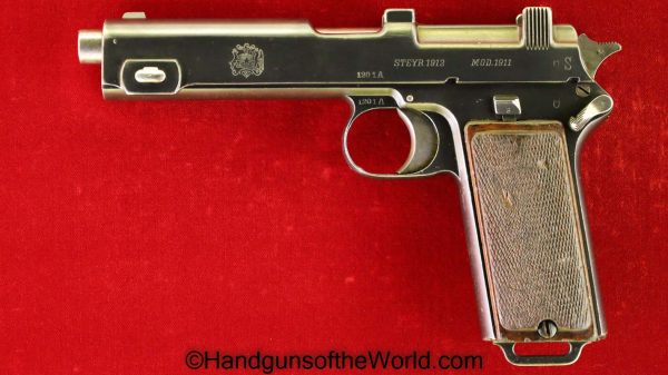 1911, 9mm, austria, austria-hungary, Austrian, C&R, chile, chilean, hahn, Handgun, Pistol, Steyr