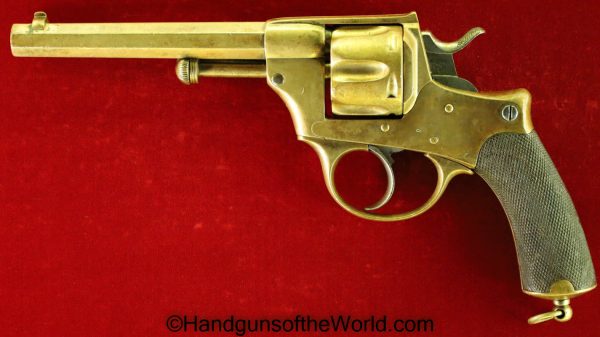 10.4, 1872/78, Antique, Brass, Experimental, Handgun, Prototype, Revolver, Swiss, Switzerland