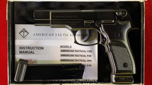 9mm, american tactical, Handgun, hp9, LNIB, Pistol, tisas