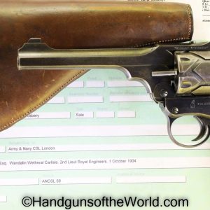 .455, 1903, Britain, British, C&R, england, english, fosberry, general, Handgun, holster, Revolver, UK, United Kingdom, Webley