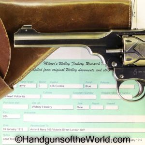 .455, 1903, Britain, British, C&R, england, english, fosberry, general, Handgun, Revolver, UK, United Kingdom, Webley