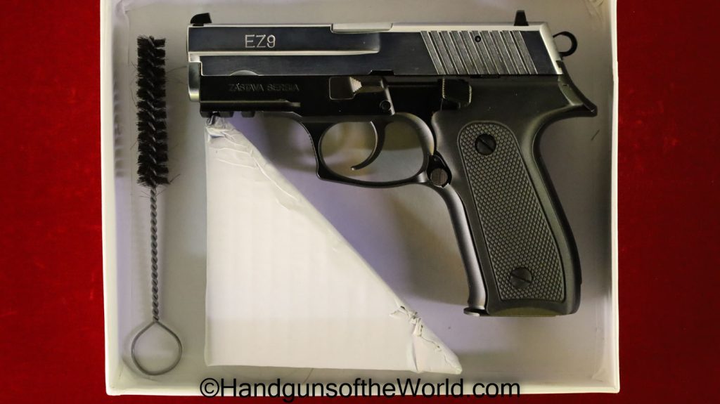 Zastava EZ-9, 9mm, Black-Stainless-Like New in Box - Handguns of the World