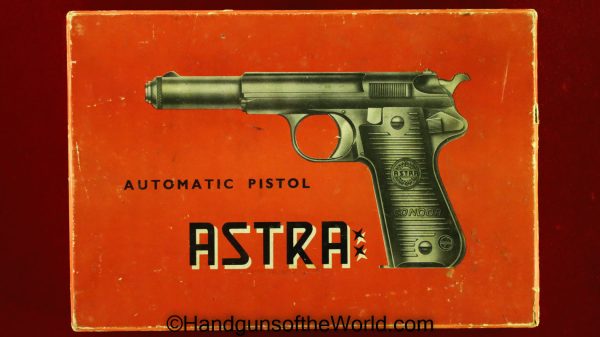Astra, 800, Condor, 9mm, Boxed, with Box, Handgun, C&R, Pistol, 1963, Spain, Spanish