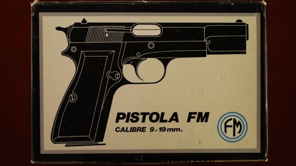 DGFM, FM, High Power, Clone, 9mm, Argentina, Argentine, Handgun, Pistol, with Box, Boxed