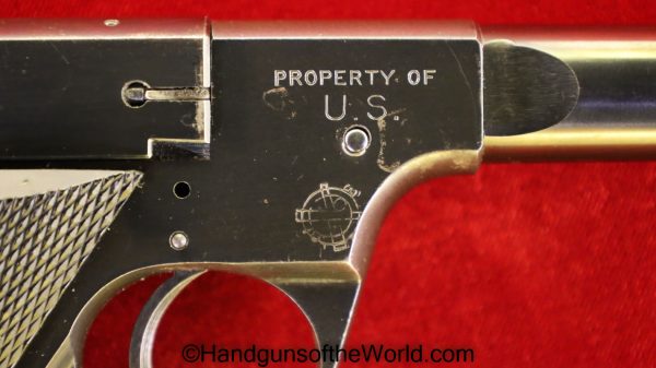 Hi Standard, US Property, USA, America, American, WWII, WW2, .22LR, Pistol, Handgun, C&R, HD, Military