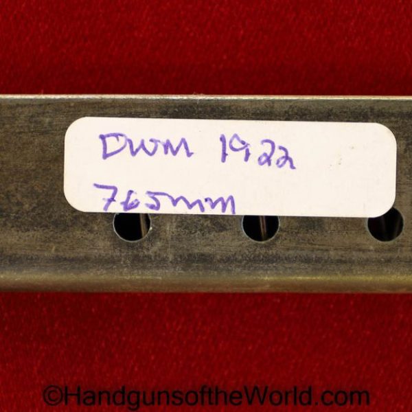 DWM, 1922, 7.65mm, Magazine, Clip, Mag, Original, Collectible, German, Germany, 32, .32, acp, auto, 7.65, Model, Handgun, Pistol, Hand gun