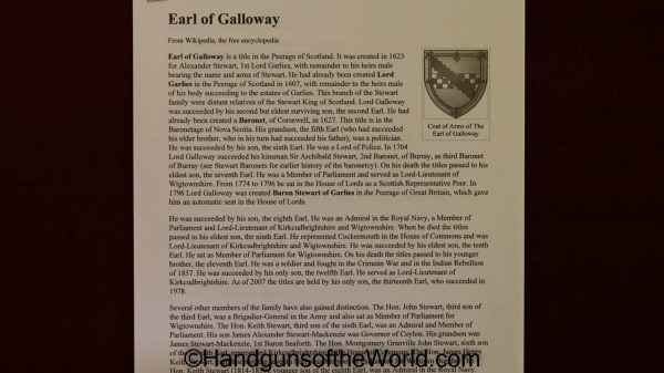 Wilkinson, Scots Guard, Sword,12th Earl of Galloway, Provenance, Original, British, Britain, UK, United Kingdom, England, English