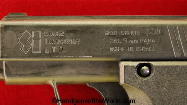 Sirkis Industries, Sirkis SD9, 9mm, with Case, Cased, Israeli, Israel, Handgun, Pistol