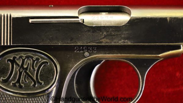 Browning, FN, 1922, 7.65mm, Nazi, WaA613, Holster, Original, German, Germany, Belgium, Belgian, WWII, WW2, Handgun, Pistol, C&R