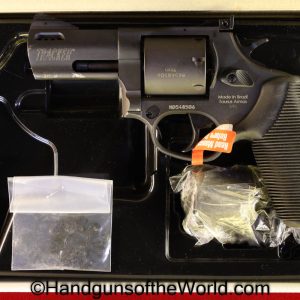 Taurus. Tracker, Dual Cylinder, .357 Magnum, .38 Special, 9mm, Revolver, Handgun, with Box, Boxed, Brazil, Brazilian,