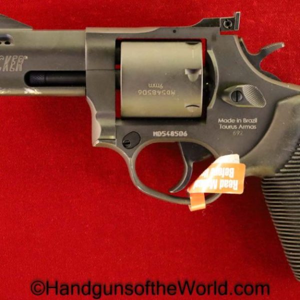 Taurus. Tracker, Dual Cylinder, .357 Magnum, .38 Special, 9mm, Revolver, Handgun, with Box, Boxed, Brazil, Brazilian, 