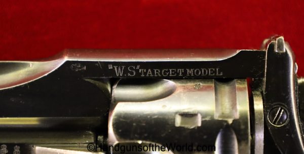 Webley, WS Target Model, .45LC, Canadian Marked, Canada, Canadian, British, Britain, UK, United Kingdom, England, English, Revolver, Handgun, C&R