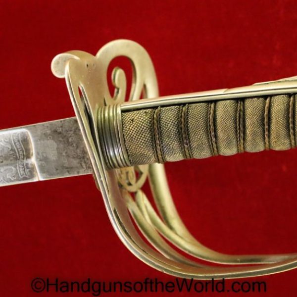 British, Calvary, Sword, Royal Artillery, Provenance, Mole & Son, Octavius Rowe, Rowe, Octavius, Original, Collectible, Egypt, Egyptian, English, UK, England