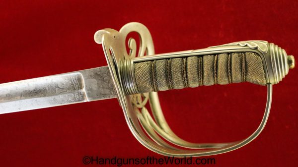 British, Calvary, Sword, Royal Artillery, Provenance, Mole & Son, Octavius Rowe, Rowe, Octavius, Original, Collectible, Egypt, Egyptian, English, UK, England