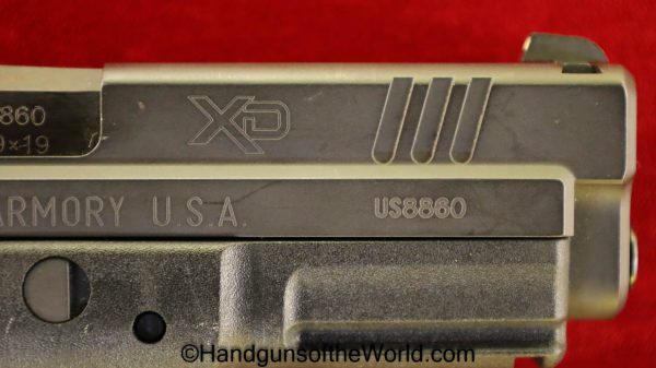 Springfield Armory, XD9, Handgun, Pistol, 9mm