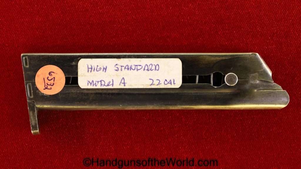 High Standard Model A or C, .22 caliber Magazine Clip - Handguns of the ...