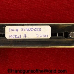 Hi Standard, High Standard, Model C, Model A, A, C, .22lr, .22, Magazine, Mag, Clip, Original, Handgun, Pistol, USA, America, American