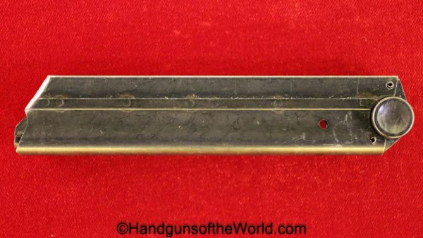 Luger, 9mm, 30, caliber, Magazine, Clip, Newer, Repro, Reproduction, .30, 7.65, 7.65mm, Para, Parabellum, Handgun, Hand gun, Pistol