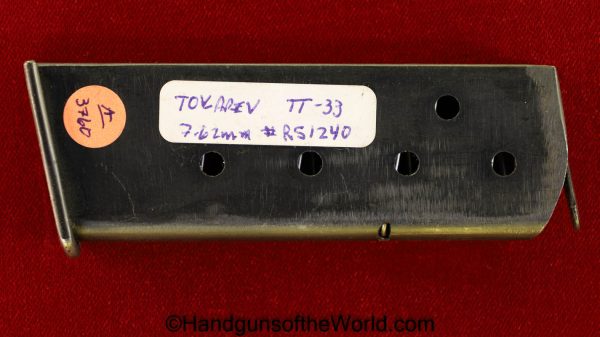 Tokarev, TT-33, TT33, TT 33, 7.62, Magazine, Mag, Clip, Original, Handgun, Pistol, #RS11240