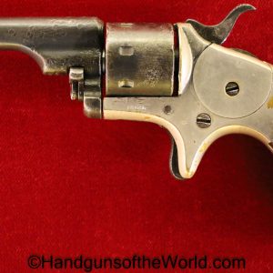 Colt, Open Top, Pocket Model, Revolver, Antique, Handgun, .22, 1877, USA, America, American