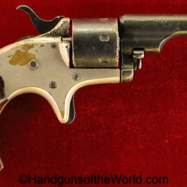Colt, Open Top, Pocket Model, Revolver, Antique, Handgun, .22, 1877, USA, America, American