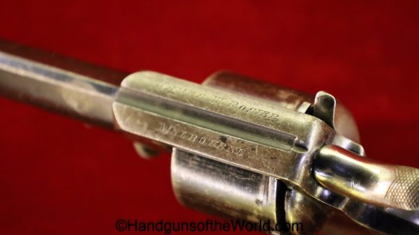 Webley, Solid Frame, .38, Revolver, Handgun, Antique, Retailer Marked, Retailer, Melbourne, Cased, with Case, Australia, UK, United Kingdom, British, Britain