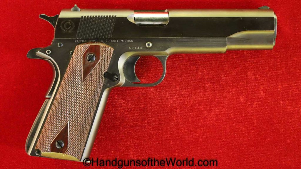 Caspian Arms 1911A1 Caspian, 9mm - Handguns of the World