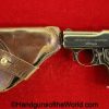 Walther, Model 1, 1, 6.35, .25, Holster, with Holster, Original, German, Germany, Handgun, Pistol, C&R, Vest Pocket, Late Variation, Slide Release Button
