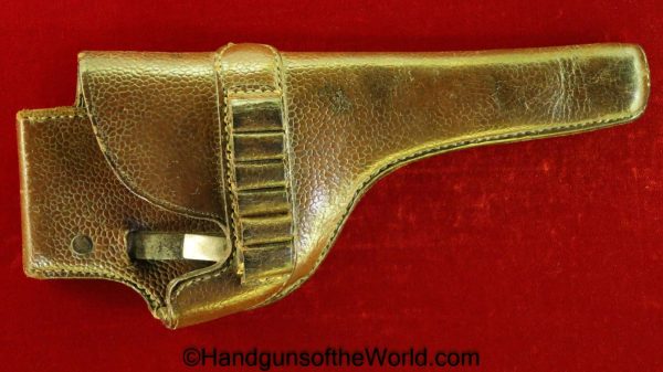 Colt, Police Positive, Revolver, Holster, Original, Handgun, Audley, USA, America, American, Ammo Loops, Retainer Clip