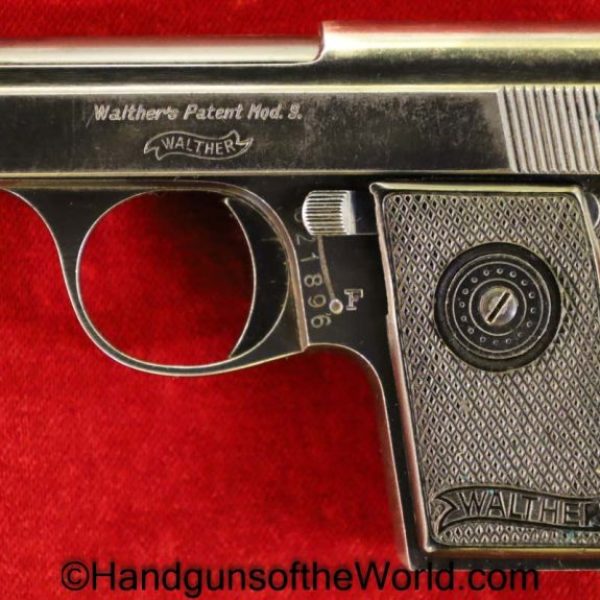 Walther, Model 9, 9, .25, 6.35, Type II, Type 2, German, Germany, Handgun, Pistol, C&R, Vest Pocket, with Holster, Holster