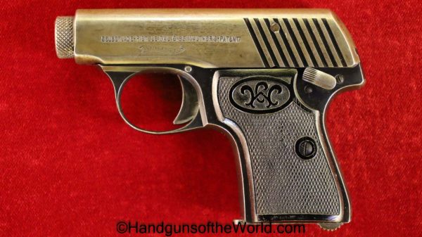 Walther, Model 2, Model II, 2, II, .25, 6.35, German, Germany, Handgun, Pistol, C&R, Vest Pocket, Full Rig, with Holster, Holster, Original,
